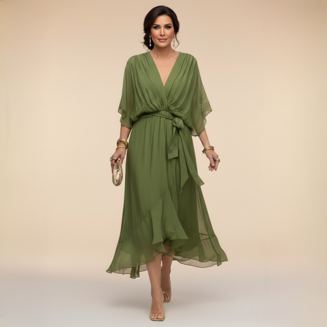 Monica - Élégante Robe en Chiffon