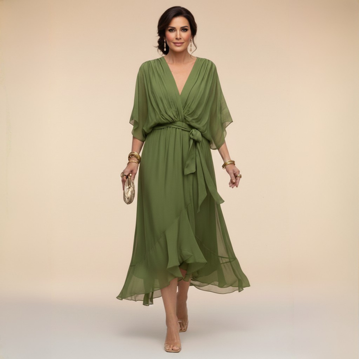 Monica - Élégante Robe en Chiffon