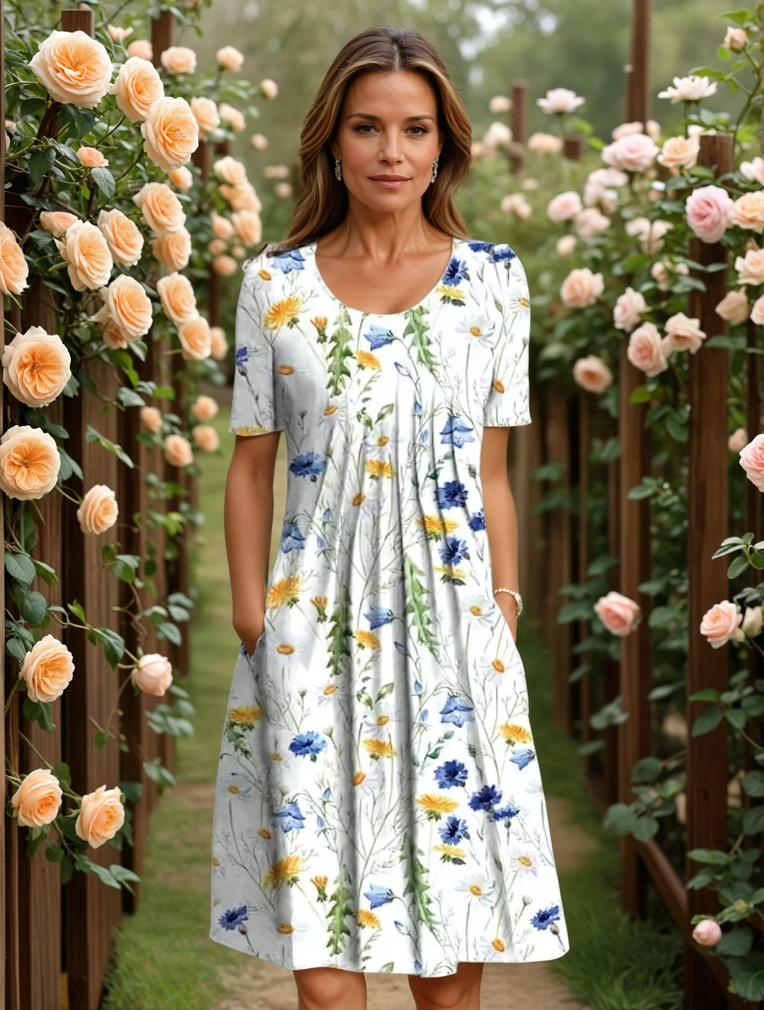 Olivia - Robe Élégante Décontractée