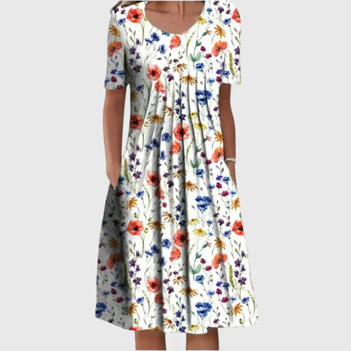 Emma - Robe Élégante Avec Volants
