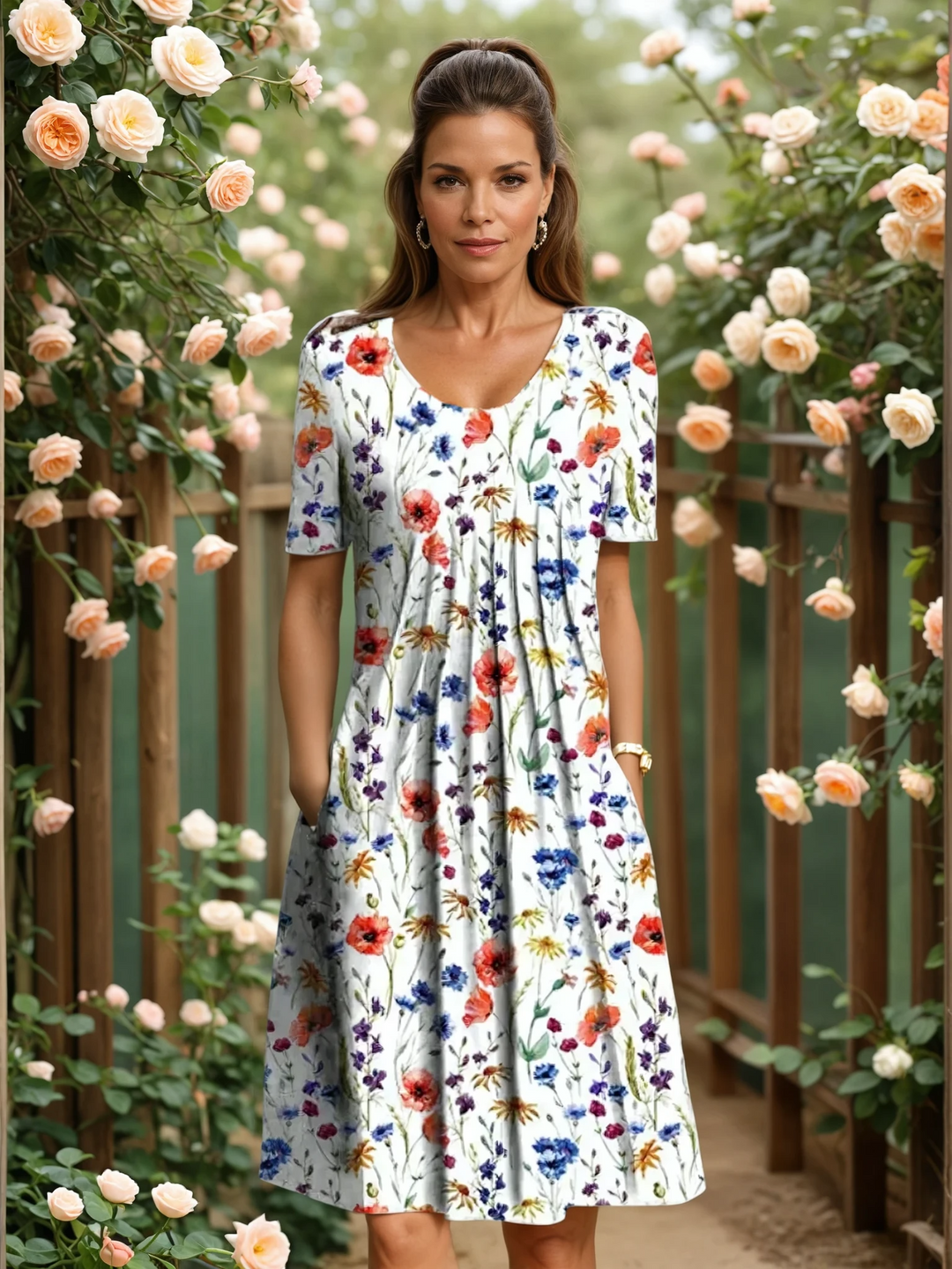 Olivia - Robe Élégante Décontractée