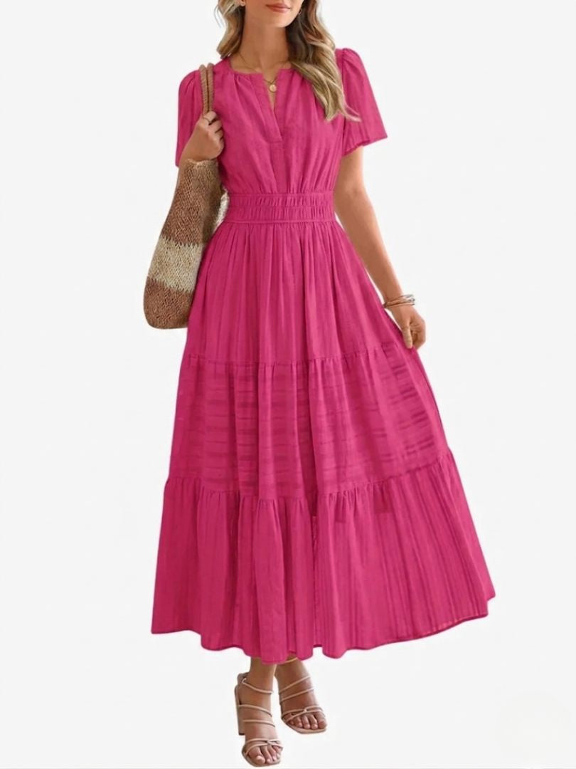 Elara - Robe Maxi Bohème Élégante