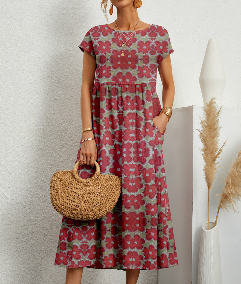 Gia - Robe Florale Élégante