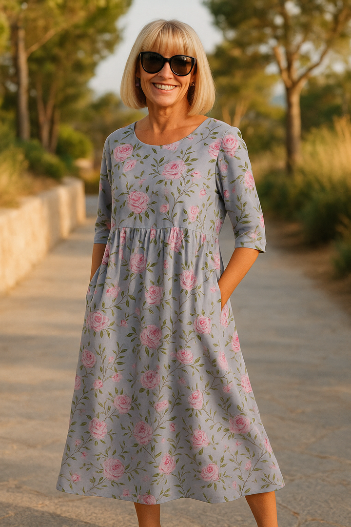 Eliza - Robe Midi Aérienne
