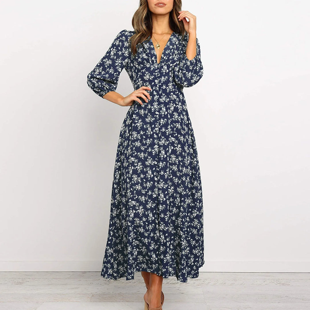 Jane - Élégante Robe Fleurie