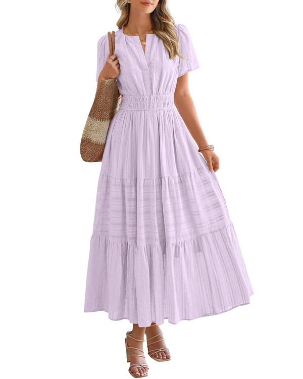 Elara - Robe Maxi Bohème Élégante