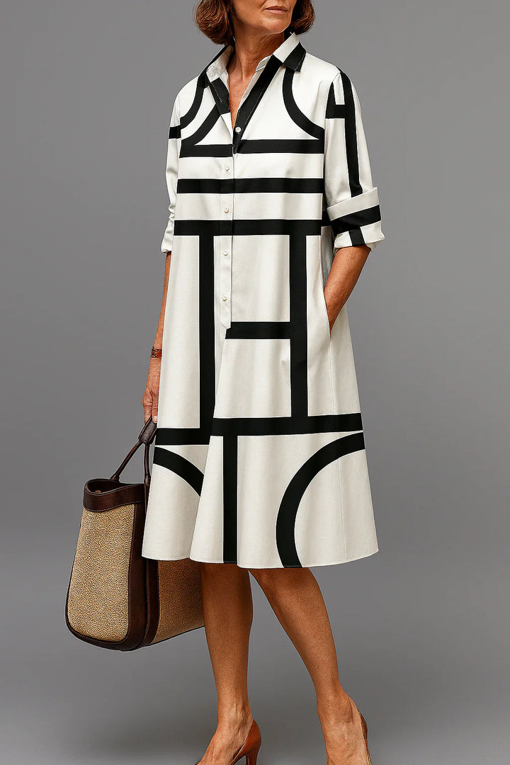 Sabrina - Élégante Robe Midi