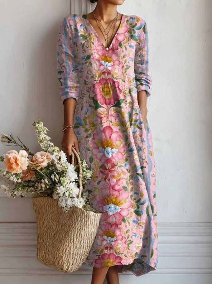 Floriane | Robe Imprimée Florale Romantique